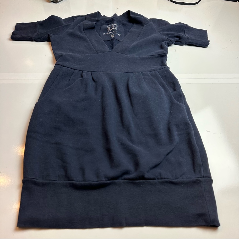 Plush & Lush Navy Pocket Dress | Cotton Blend · Comfortcore / Everyday Cozy